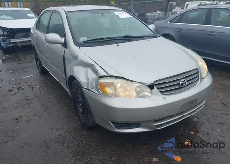 2004 Toyota Corolla Le из США, поврежденный, VIN 2T1BR32E04C282032